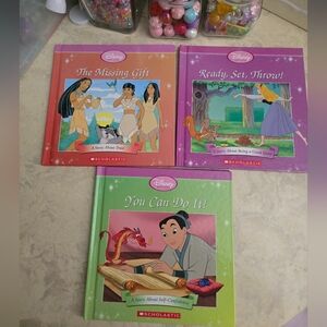 Disney Princess Hardcover story books set of 3!
